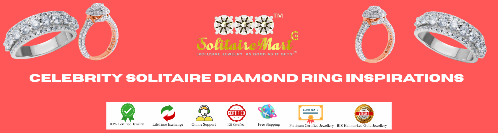 Celebrity Solitaire Diamond Ring Inspiration