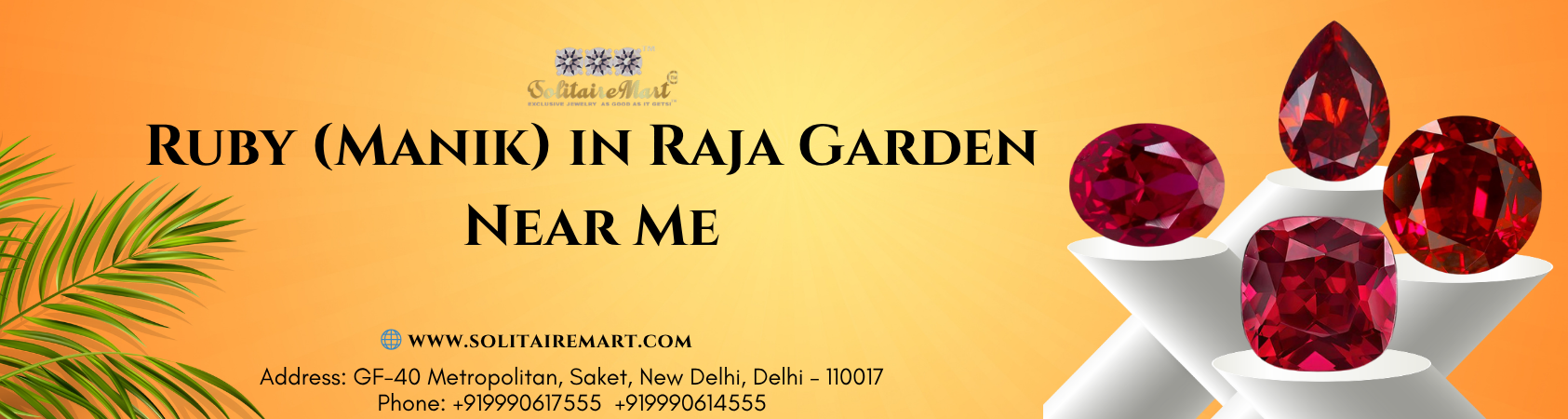 Ruby (Manik) in Raja Garden Near Me