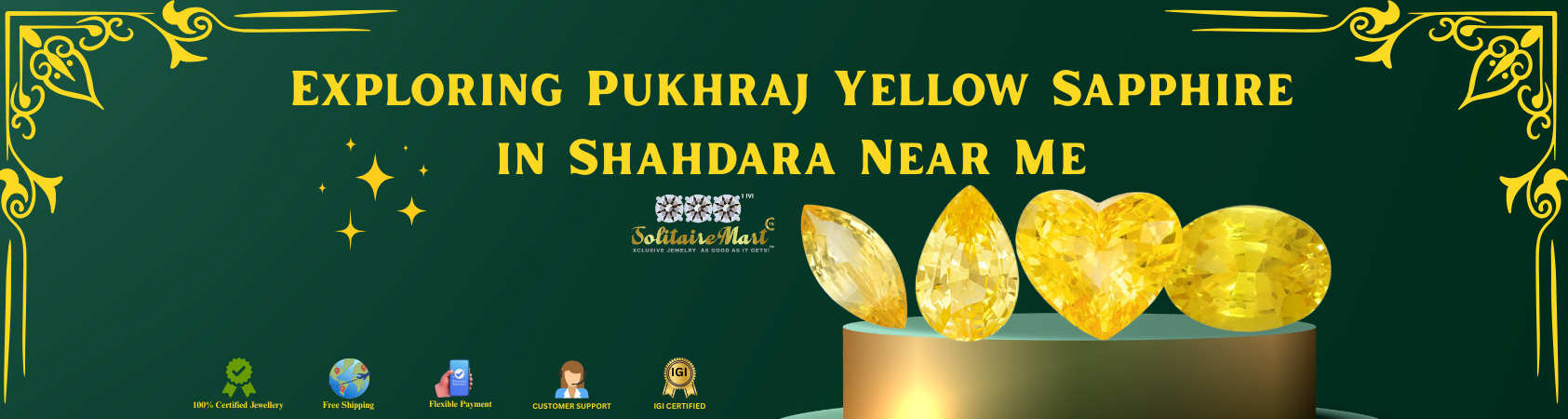 Exploring Pukhraj Yellow Sapphire in Shahdara Near Me