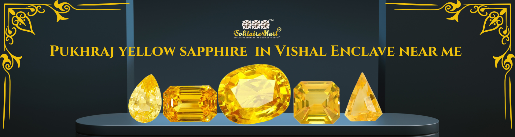 Pukhraj yellow sapphire  in Vishal Enclave near me
