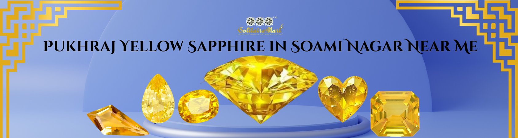 Saphir jaune Pukhraj à Soami Nagar près de chez moi