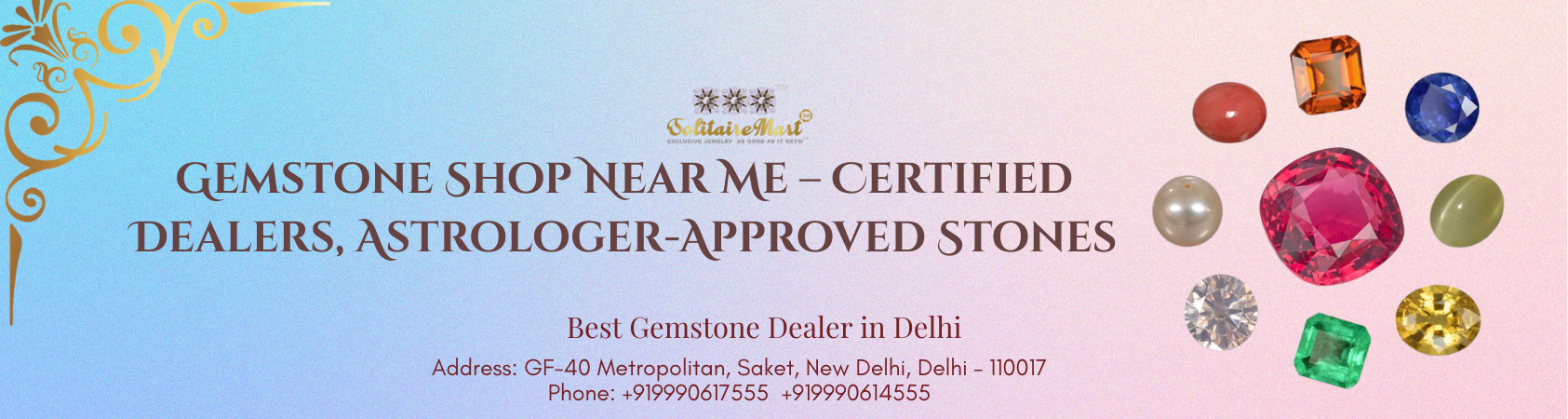 Gemstone Shop Near Me – Certified Dealers, Astrologer-Approved Stones