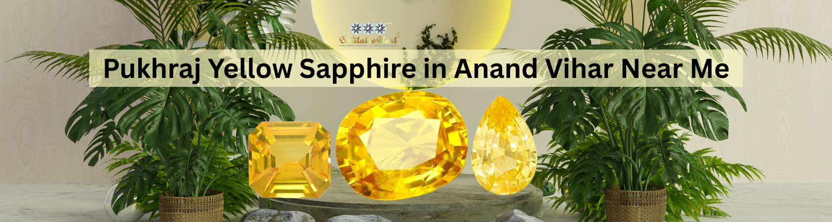 Pukhraj Yellow Sapphire in Anand Vihar Near Me