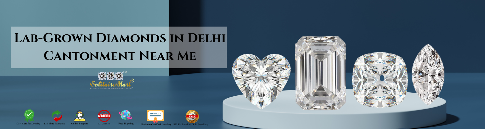 Lab-Grown Diamonds in Delhi Cantonment Near Me