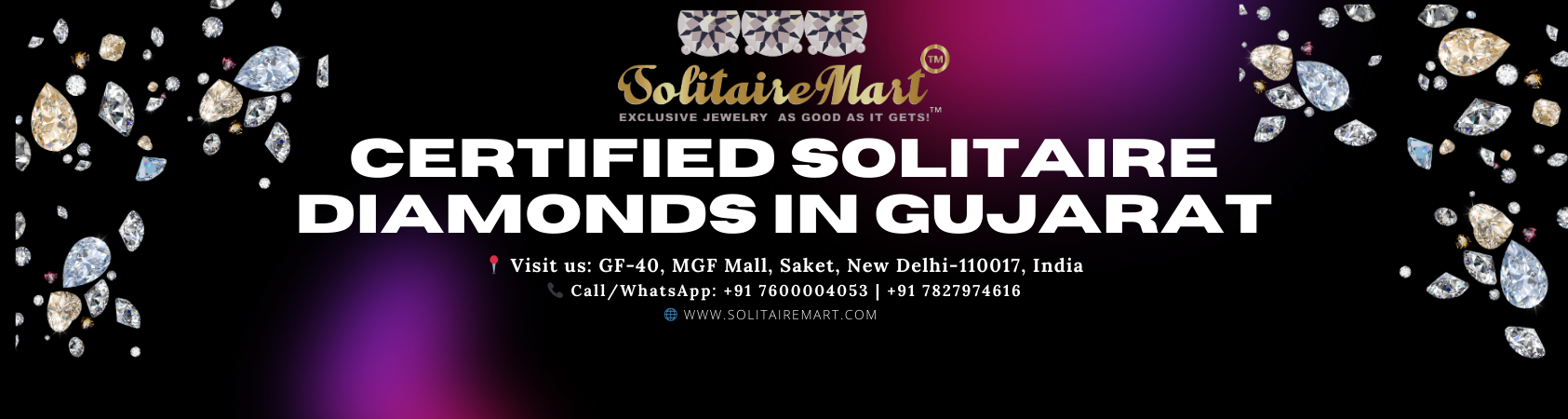 Certified Solitaire Diamonds in Gujarat