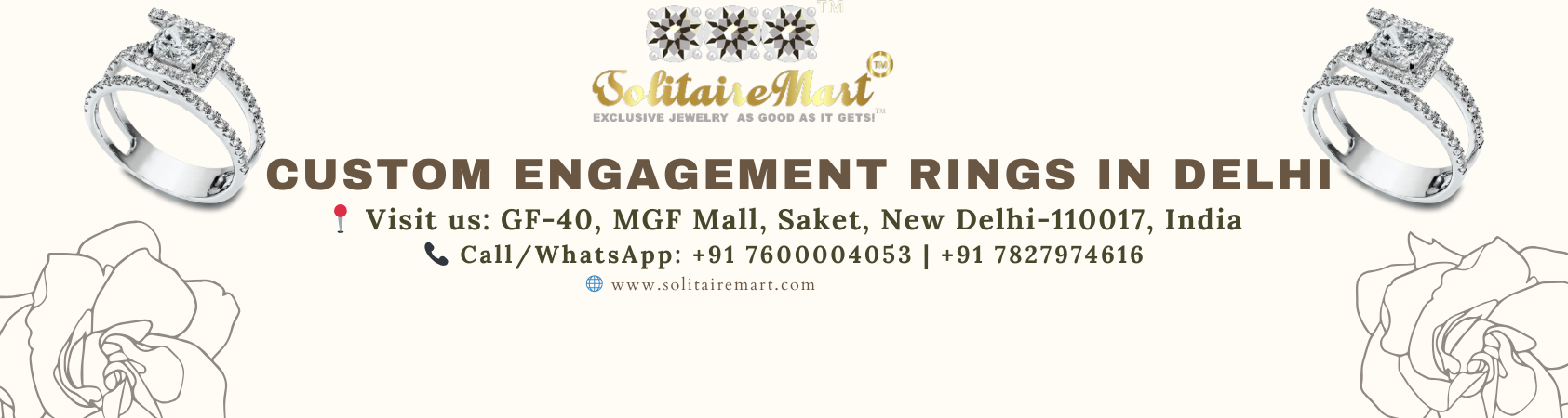 Custom Engagement Rings in Delhi