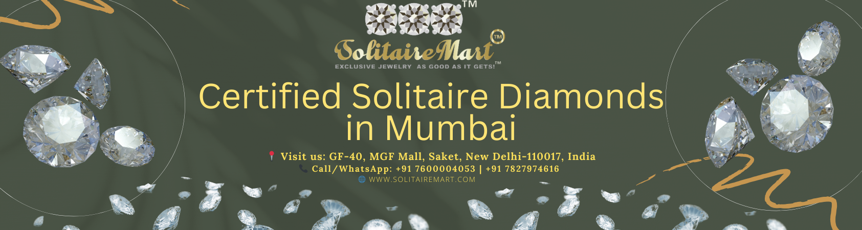 Certified Solitaire Diamonds in Mumbai