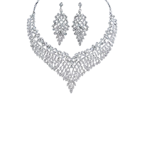 Lab Diamond Bridal Sets with Earrings