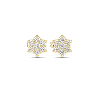 New Arrivals Cluster Diamond Earrings