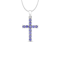 Gemstone Cross Pendants