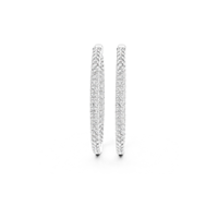 Silver Hoop Earrings