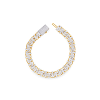 Men's Moissanite & Lab Diamond Bracelets