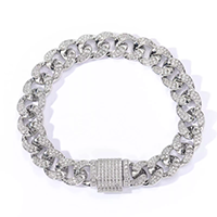 Men's Moissanite & Lab Diamond Necklaces