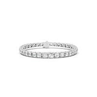 Silver Moissanite Tennis Bracelets