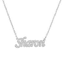 Custom Lab Diamonds Name Necklaces