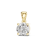 Lab Diamond Solitaire Diamond Necklaces