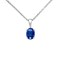 Gemstone Solitaire Pendants