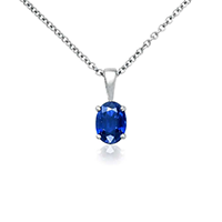 Solitaire Gemstone Pendants