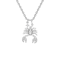 Custom Lab Diamonds Zodiac Necklaces