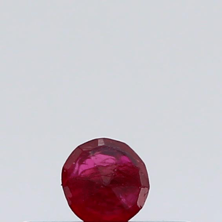 0.12t  Cara0.25 Ratti Natural Burma Round shape Red Ruby Gemstone.