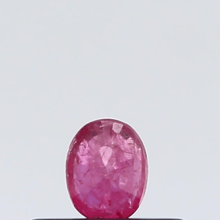 0.18 Carat 0.25 Ratti Natural Burma Oval shape Pink Ruby Gemstone.
