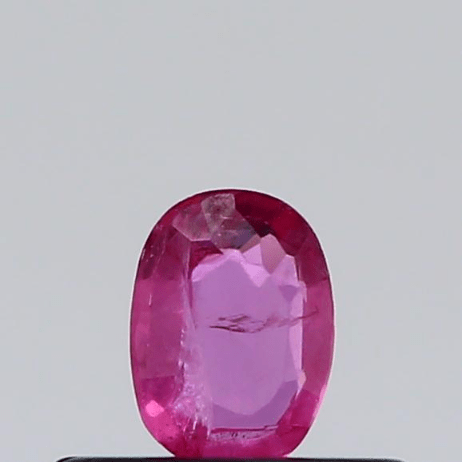 0.19 Carat 0.21 Ratti Natural Burma Oval Shape Pink Ruby Gemstone.