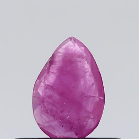 0.2 Carat 0.22 Ratti Natural Burma Pear shape Pink Ruby Gemstone.