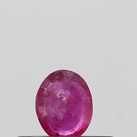0.22 Carat 0.24 Ratti Natural Burma Oval shape Pink Ruby Gemstone.
