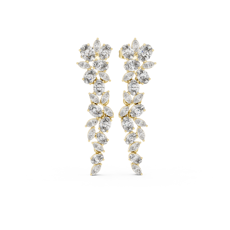 2.32 CT Nature-Inspired Lab Diamond Drop Earing