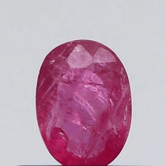 0.3 Carat 0.33 Ratti Natural Burma Oval shape Pink Ruby Gemstone