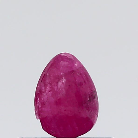 0.39 carat 0.43 ratti natural Africa Pear shape pinkish-red ruby gemstone.