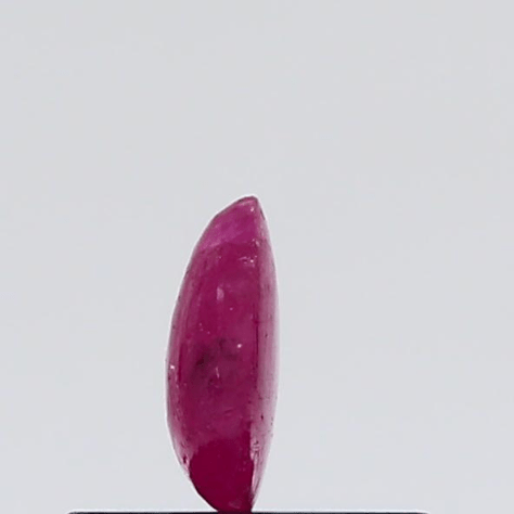 0.39 carat 0.43 ratti natural Africa Pear shape pinkish-red ruby gemstone.
