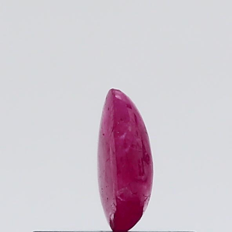 0.39 carat 0.43 ratti natural Africa Pear shape pinkish-red ruby gemstone.