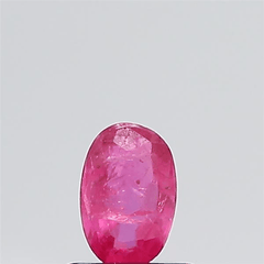 0.67 Carat 0.74 Ratti Natural Burma Oval shape Pink Ruby Gemstone