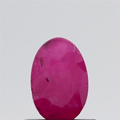 0.76 Carat 1 Ratti Natural Burma Oval shape Pink Ruby Gemstone