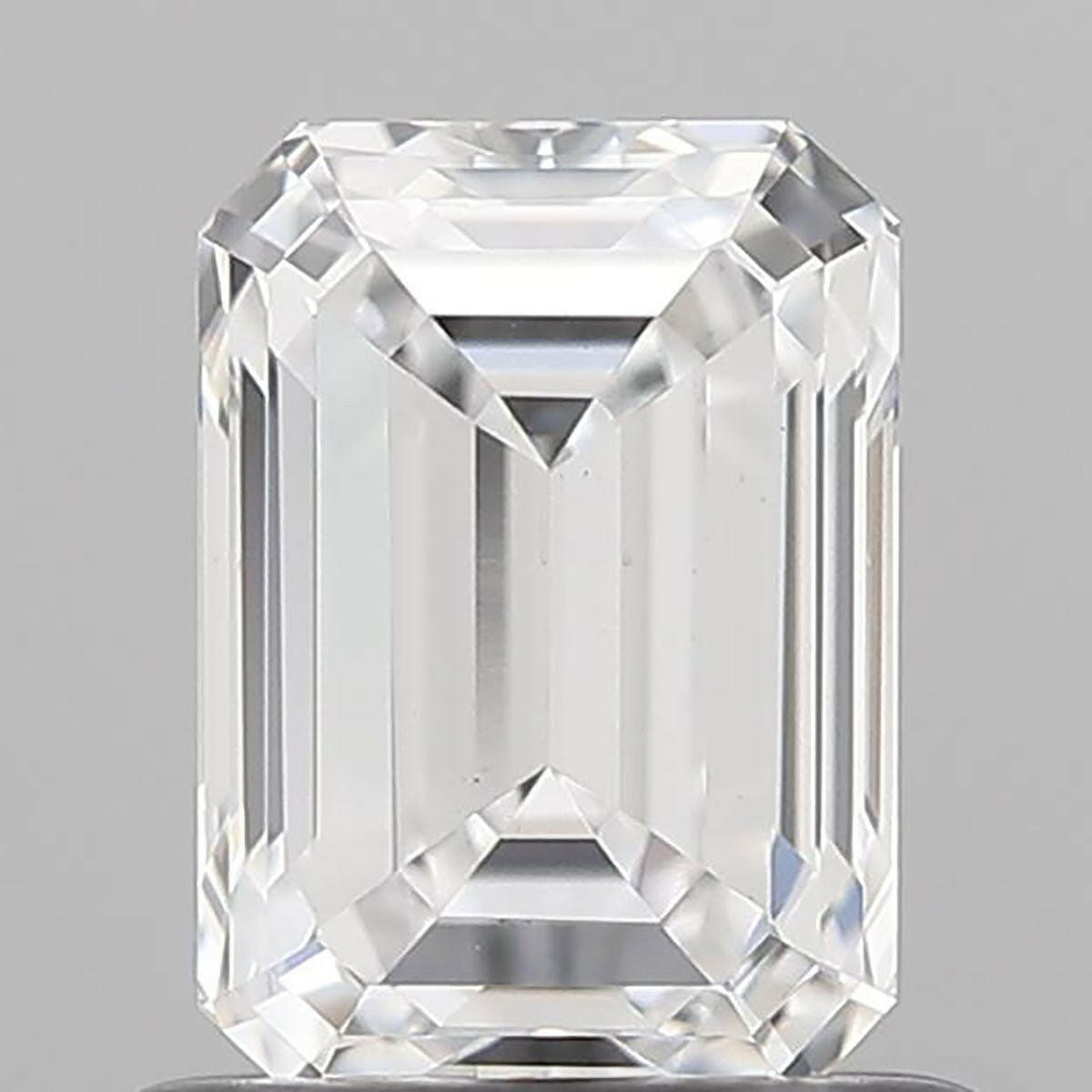 0.90 carat Emerald-Cut Lab-Grown Diamond.