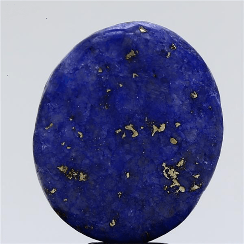 10 Carat 1.25 Ratti Natural GII Certified Africa Oval shape Blue Lapis lazuli Gemstone.