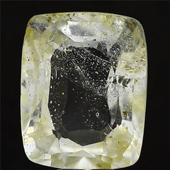 10.05 carat 11.25 ratti natural IGL certified Indian cushion shape yellow topaz stone