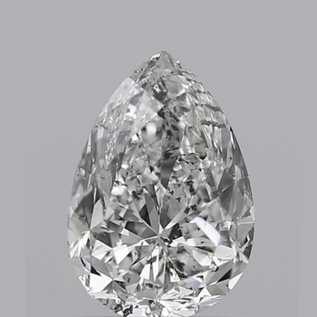 1.02ct Pear Brilliant Cut I1 Clarity G Color Natural Diamond.