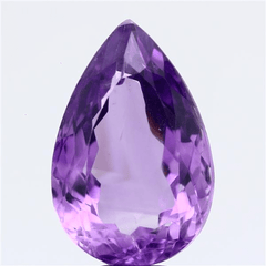 10.31 Carat 11.34Ratti Natural American Pear shape Purple Amethyst Gemstone
