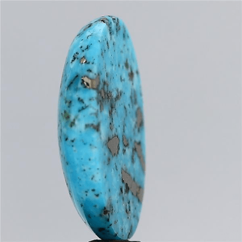 10.32 carat 11.35 ratti IGI-GTL certified AAA+ Quality Blue with golden Bisbee oval Turquoise (Firoza) Stone.
