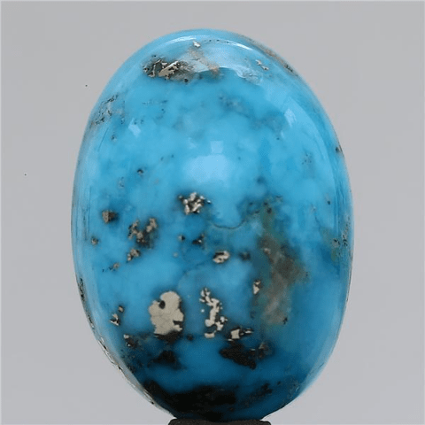 10.33 carat 11.36 ratti IGI-GTL certified AAA+ Quality Blue with golden Bisbee oval Turquoise (Firoza) Stone.