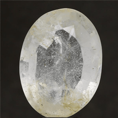 10.39 carat 11.43 ratti natural IGL certified Indian oval shape yellow topaz stone