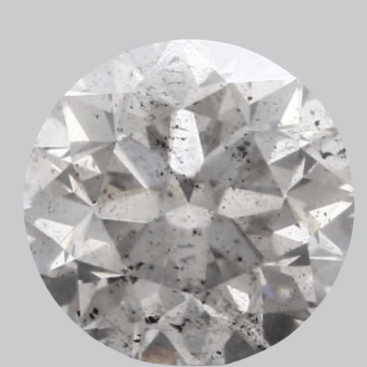 1.04ct Round Brilliant Cut I1 Clarity H Color Natural Diamond.