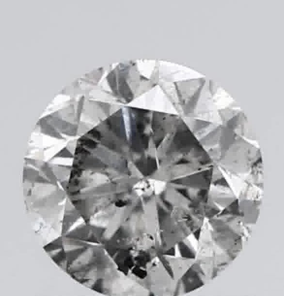 1.08ct Round Brilliant Cut I1 Clarity H Color Natural Diamond.