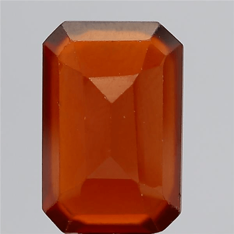 11.02 Carat 12.25 Ratti IGL Certified Natural Ceylon (Sri Lanka) Octogonal shape Hessonite (Gomed) Gemstone.