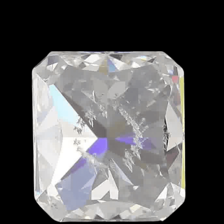 1.10ct Radiant Brilliant Cut I1 Clarity D Color Natural Diamond.