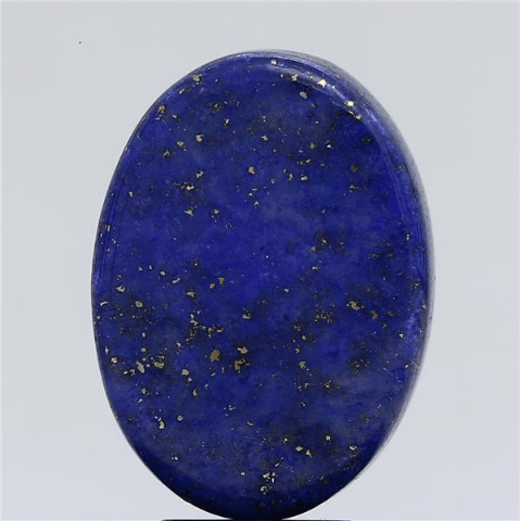 11.15 Carat 12.27 Ratti Natural GII Certified Africa Oval shape Blue Lapis lazuli Gemstone.