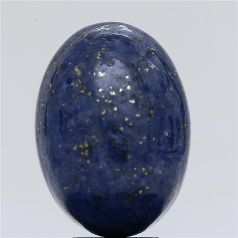 11.15 Carat 12.27 Ratti Natural GII Certified Africa Oval shape Blue Lapis lazuli Gemstone.