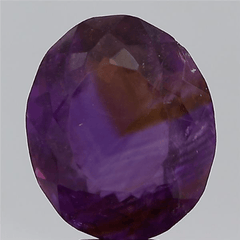 11.46 carat 12.61 ratti GII certified Natural American Oval Shape Amethyst Stone